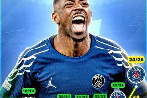 登上巅峰！28岁登贝莱赛季49场参与48球远超往年，成金球最大热门