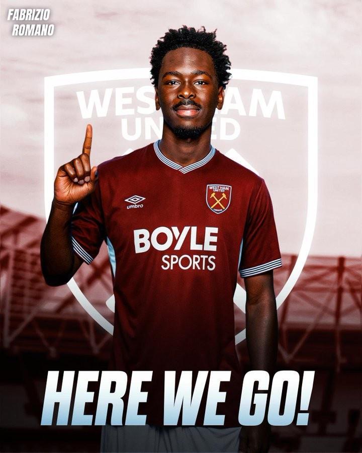 乐鱼体育在线网址-Here We Go！罗马诺：西汉姆1700万欧+300万欧签摩纳哥中场马加萨